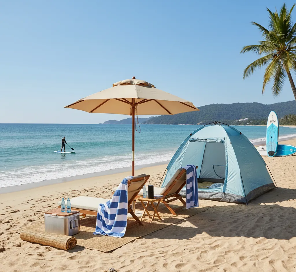 Beach equipment rental | Beach equipment | Beach umbrella rentals | Beach chair and towel | Beach tent rentals