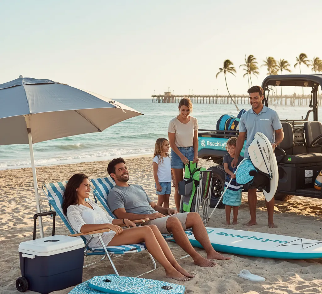 Beach equipment rental | Beach equipment | Beach umbrella rentals | Beach chair and towel | Beach tent rentals